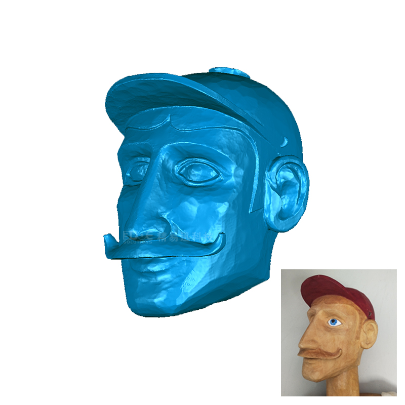 木雕玩偶三维扫描服务案例-taptap点点手机app下载PTS-C蓝光拍照式三维扫描仪